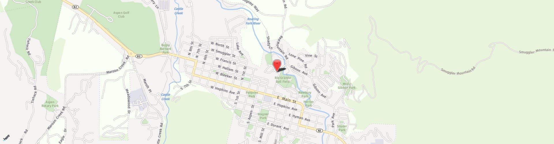 Location Map: 300 Puppy Smith St Aspen, CO 81611