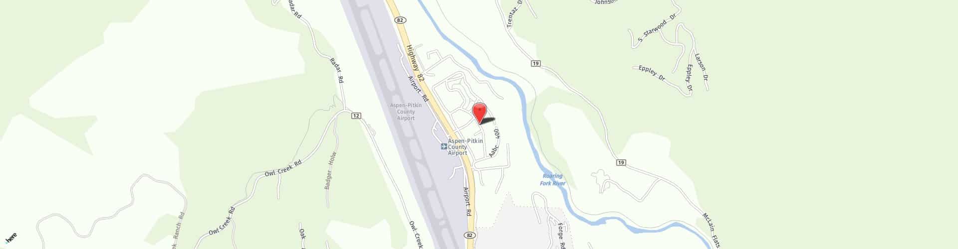 Location Map: 312 Aspen Airport Business Center Aspen, CO 81611